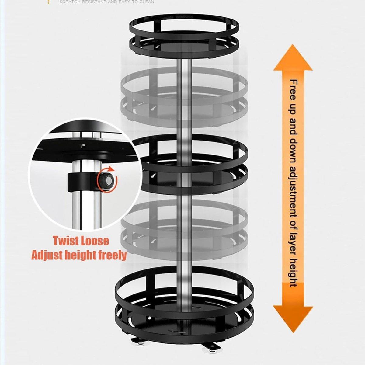 Rotating Countertop Spice Rack Two or Three Tier | StorageOZ