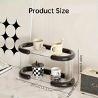 Two Tier Mug Organiser in Two Colours Set | StorageOZ