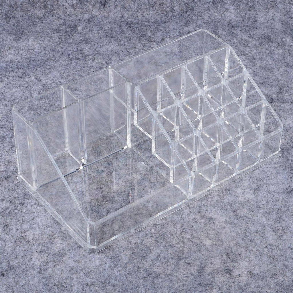 Clear Multi Grid Desktop Storage Box Organiser | StorageOZ