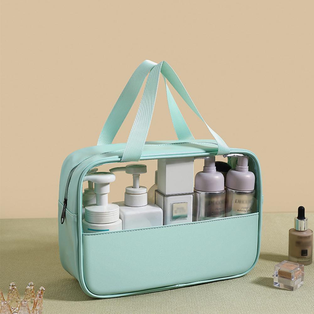 3 Pcs Clear PVC Makeup Bags in Five Colours | StorageOZ