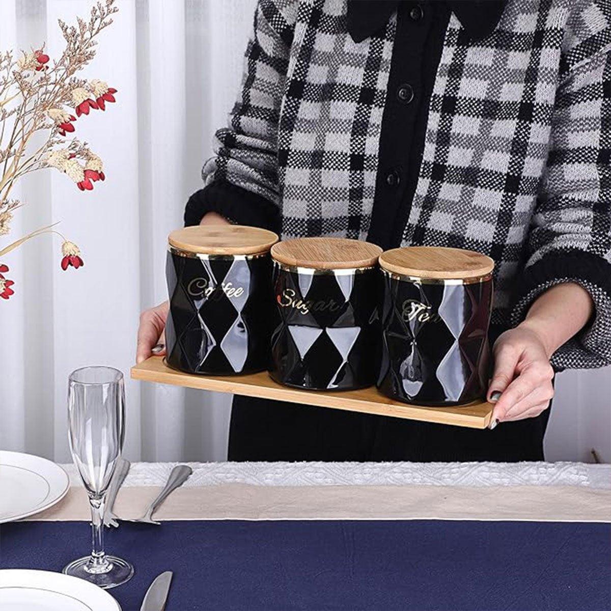 Canister Sets Two Colours Kitchen Organiser | StorageOZ