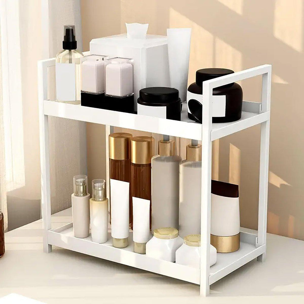 Two Tier Skincare Storage Rack Two Colours | StorageOZ