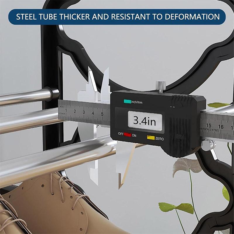 4 Tier Shoe Rack in Three Colours Organiser | StorageOZ