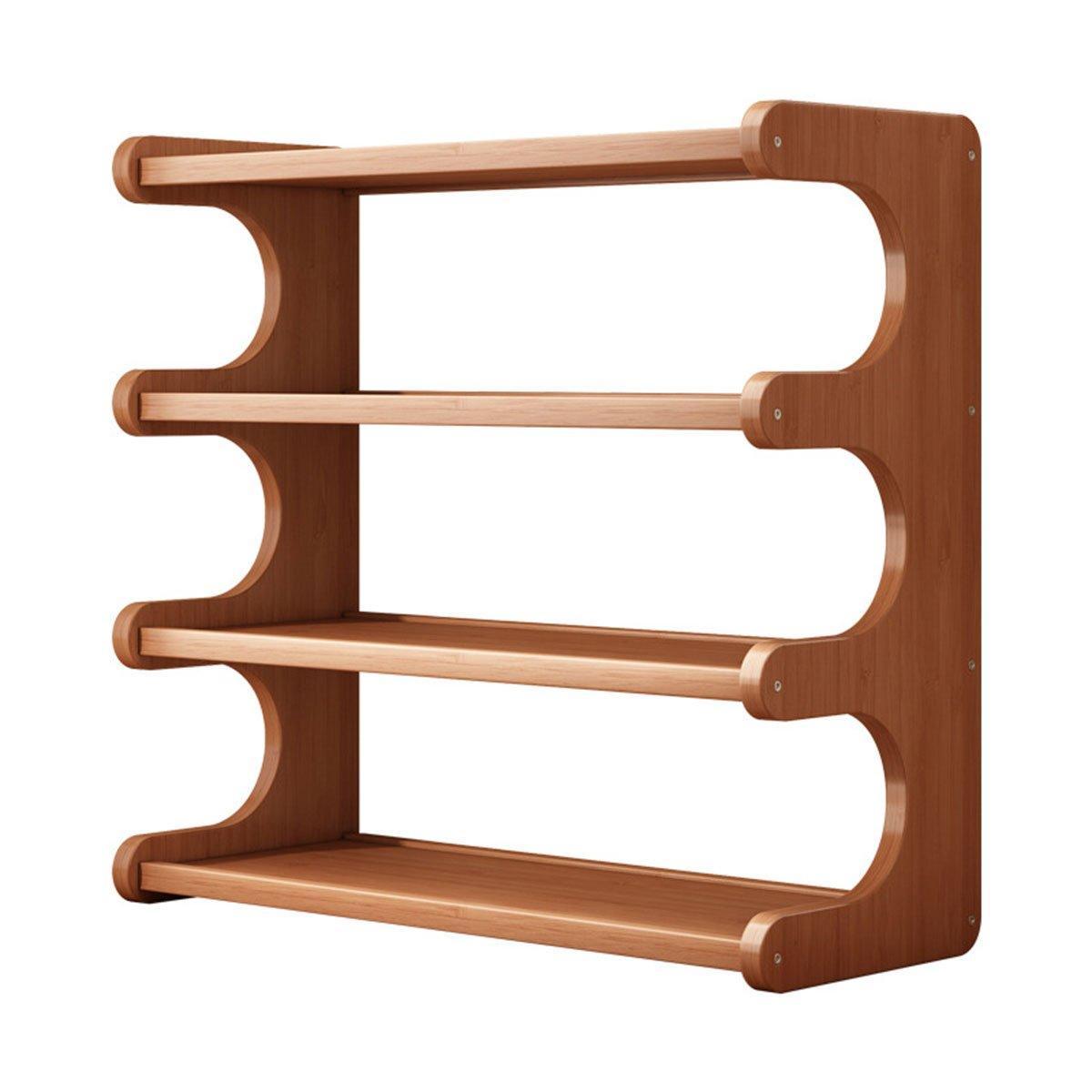 4 Tier Bamboo Cup Storage Rack for Counter | StorageOZ