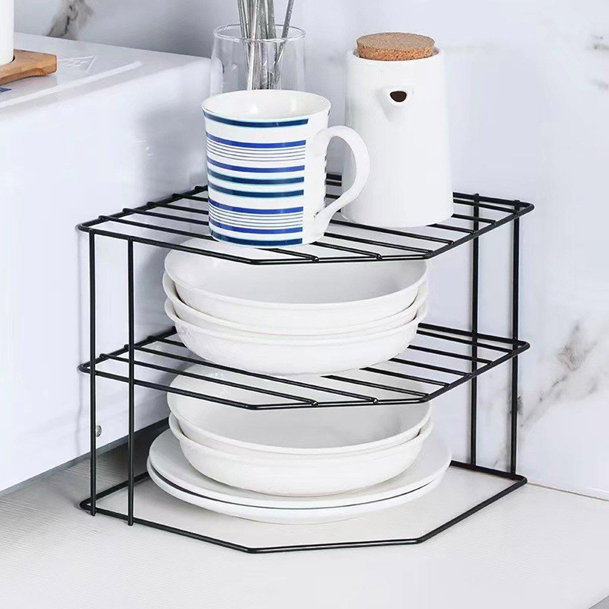 Iron Kitchen Spice Plate Rack Two Colours | StorageOZ