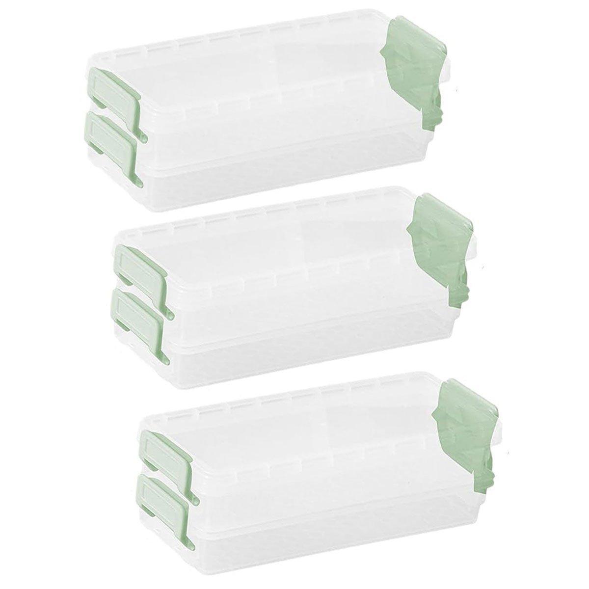 3 Pcs Clear Desktop Storage Boxes Six Colours | StorageOZ