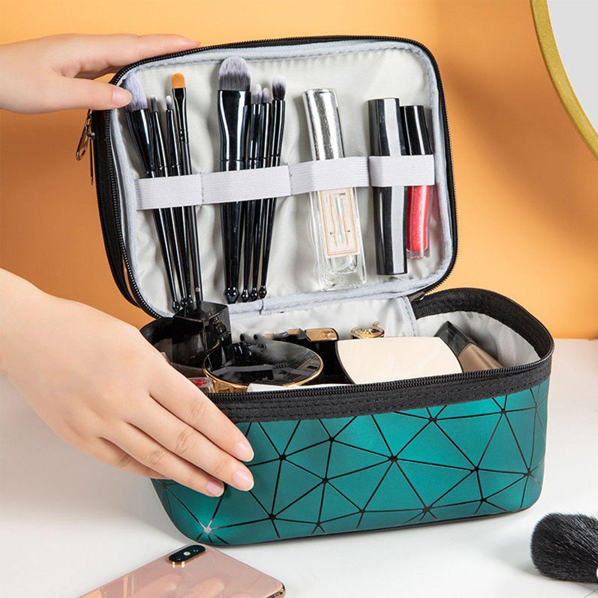 Double Layer Travel Makeup Bag Six Colours | StorageOZ