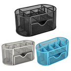 Metal Pen Holder Box with Drawer Three Colours | StorageOZ