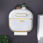 Wall Mounted Toilet Tissue Box Two Colours | StorageOZ