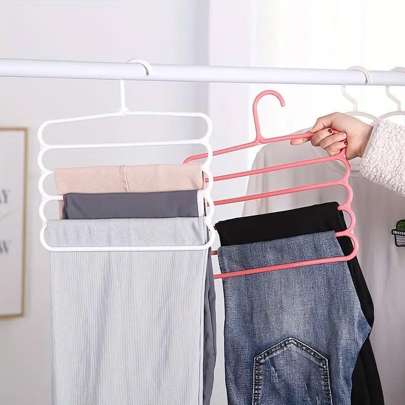 5 Pcs Five Layer Trouser Racks Three Colours | StorageOZ