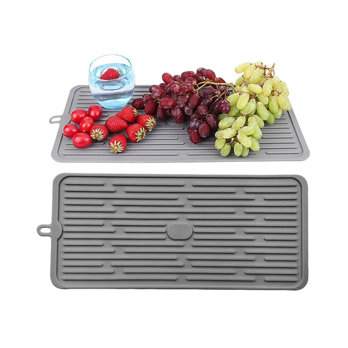 20cm Silicone Kitchen Drain Mat Two Colours | StorageOZ