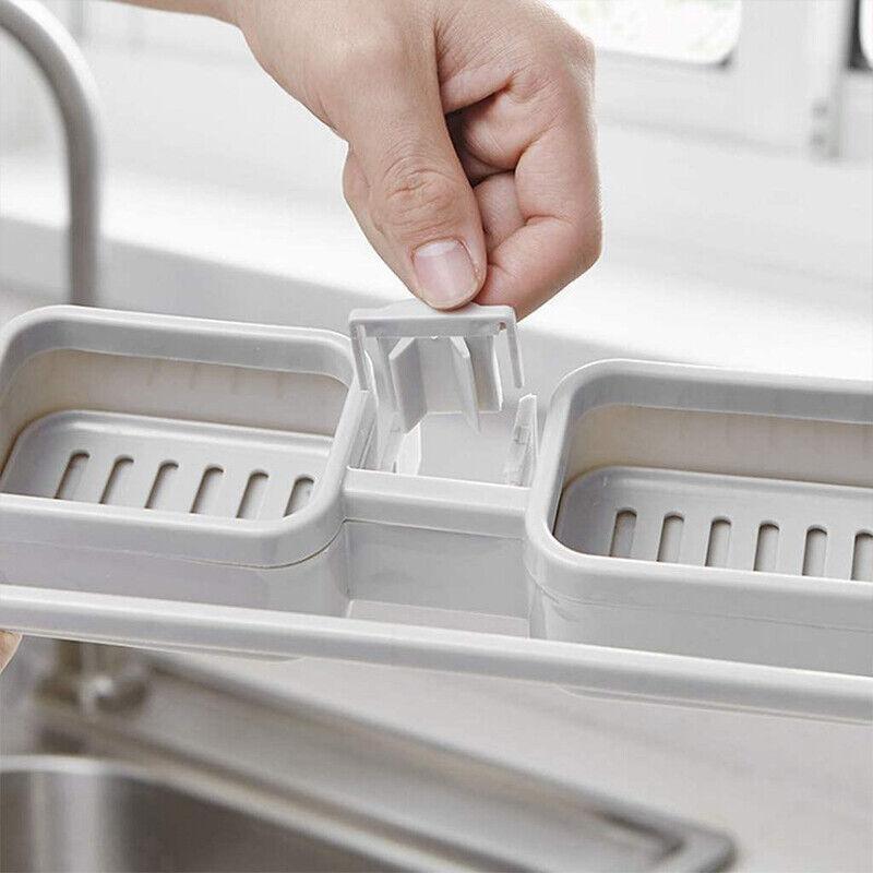 Adjustable Kitchen Sink Faucet Drain Rack | StorageOZ