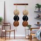 Cotton Rope Hat Rack in Four Pack Options | StorageOZ
