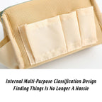 4 Pcs Waterproof Nylon Travel Makeup Bags | StorageOZ