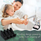 2 Pcs Silicone Soap Dish Holders Two Colours | StorageOZ