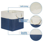 Foldable Linen Laundry Basket Six Colour Pairs | StorageOZ