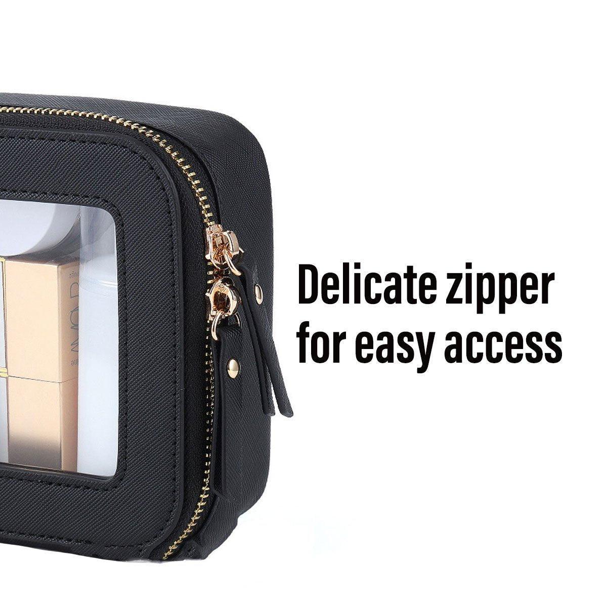 Clear Front Cosmetic Bag in Three Colours | StorageOZ