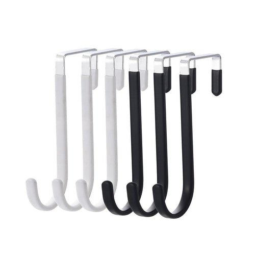 10 Pcs Over Door Hanger Hooks Two Colours | StorageOZ