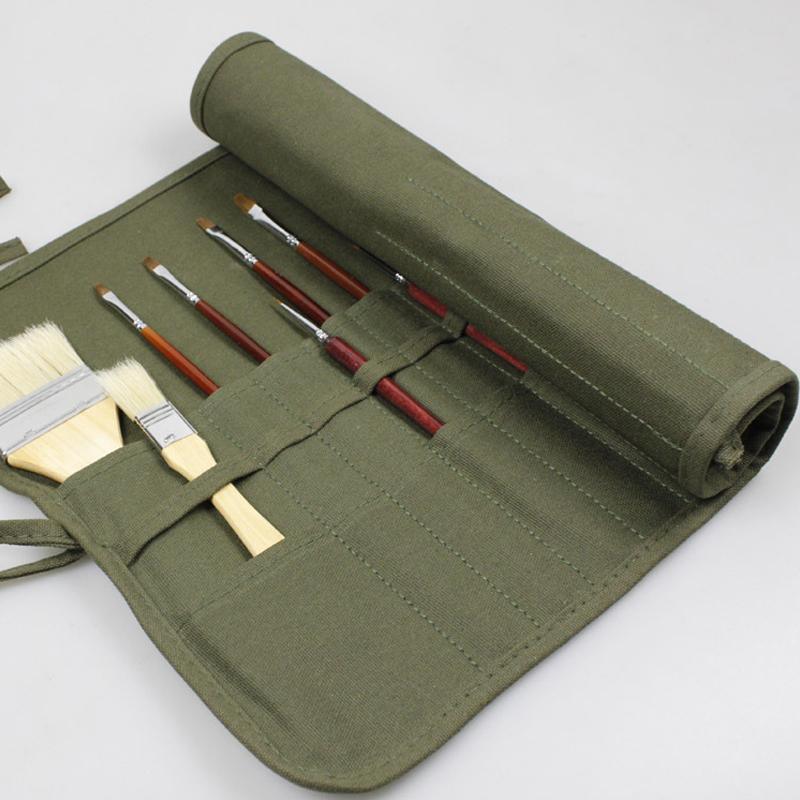 Canvas Brush Roll Art Storage Organiser Set | StorageOZ