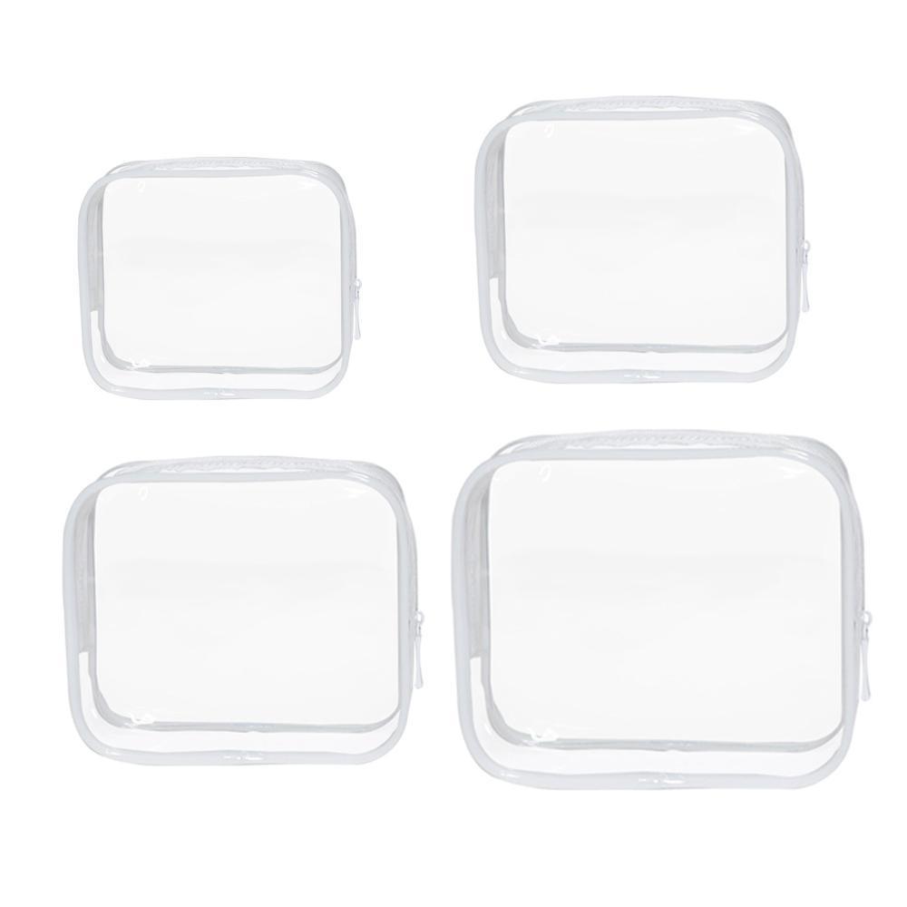 4 Pcs PVC Cosmetic Storage Bags Nine Colours | StorageOZ