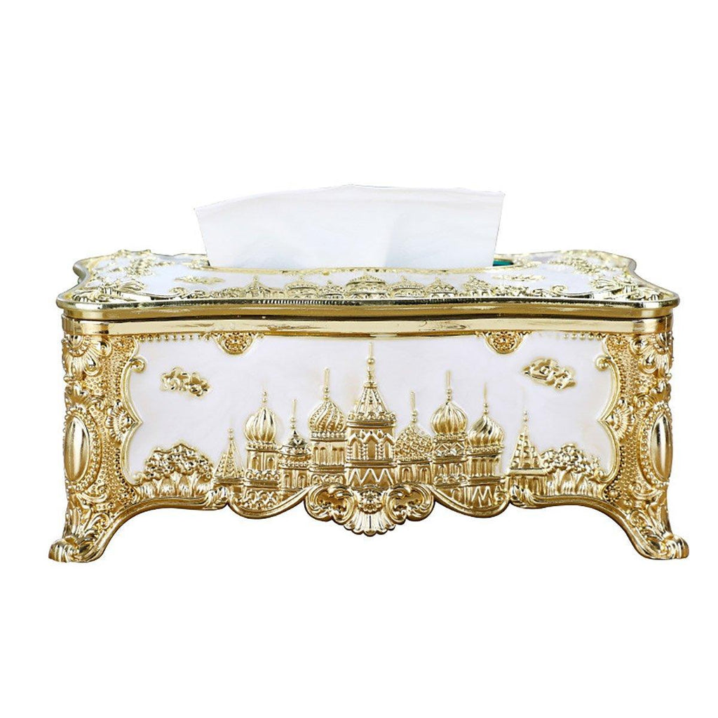 Decorative Napkin Tissue Box Gold or Silver | StorageOZ
