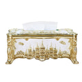 Decorative Napkin Tissue Box Gold or Silver | StorageOZ