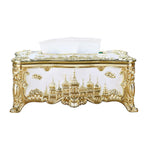 Decorative Napkin Tissue Box Gold or Silver | StorageOZ