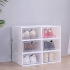 12 Pcs Shoe Box Storage Cases Organiser Set | StorageOZ