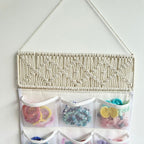 Woven Hanging Storage Bag in Two Styles Set | StorageOZ