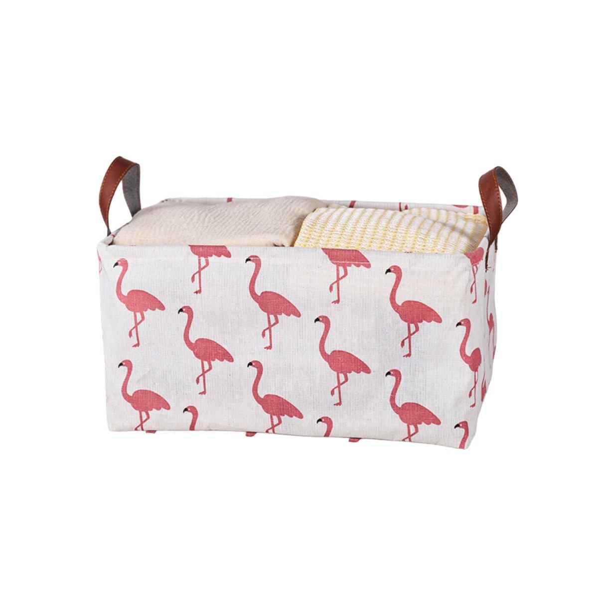 Cotton Linen Storage Baskets Six Prints Set | StorageOZ