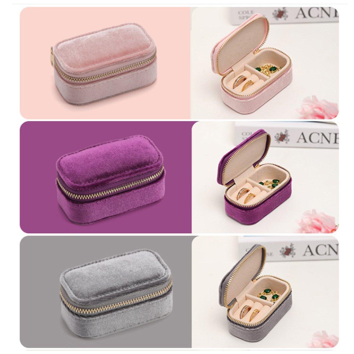 Mini Velvet Jewellery Box in Six Colours | StorageOZ