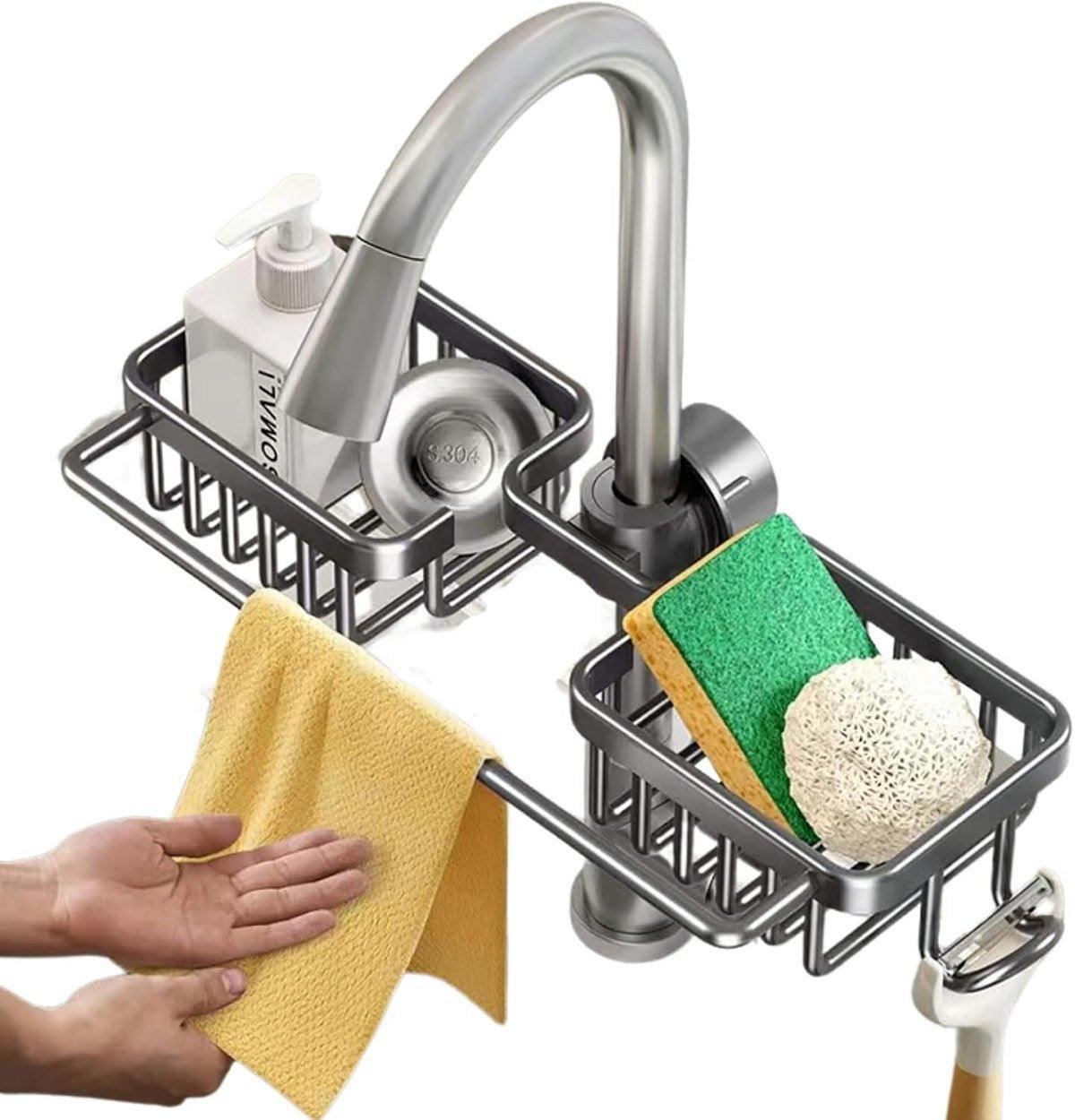 Aluminium Faucet Shelf Three Colours Set | StorageOZ
