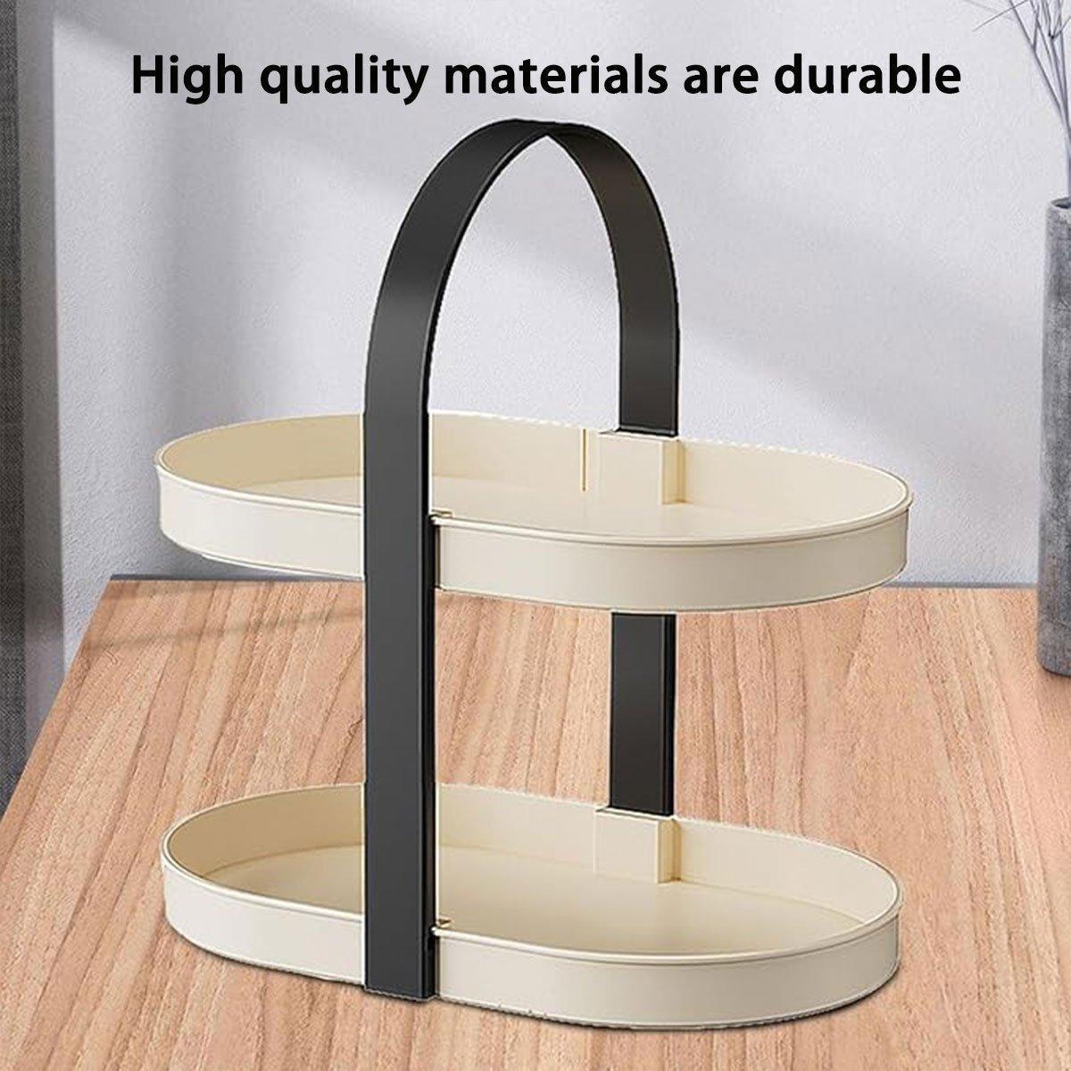 Two Tier Desktop Beauty Storage Rack Two Colours | StorageOZ