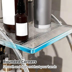 2 Tier Circular Cosmetics Rack Two Colours | StorageOZ