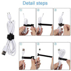 100 Pcs Reusable Cable Ties Two Colour Packs | StorageOZ