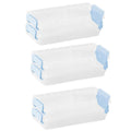 3 Pcs Clear Desktop Storage Boxes Six Colours | StorageOZ