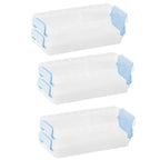 3 Pcs Clear Desktop Storage Boxes Six Colours | StorageOZ