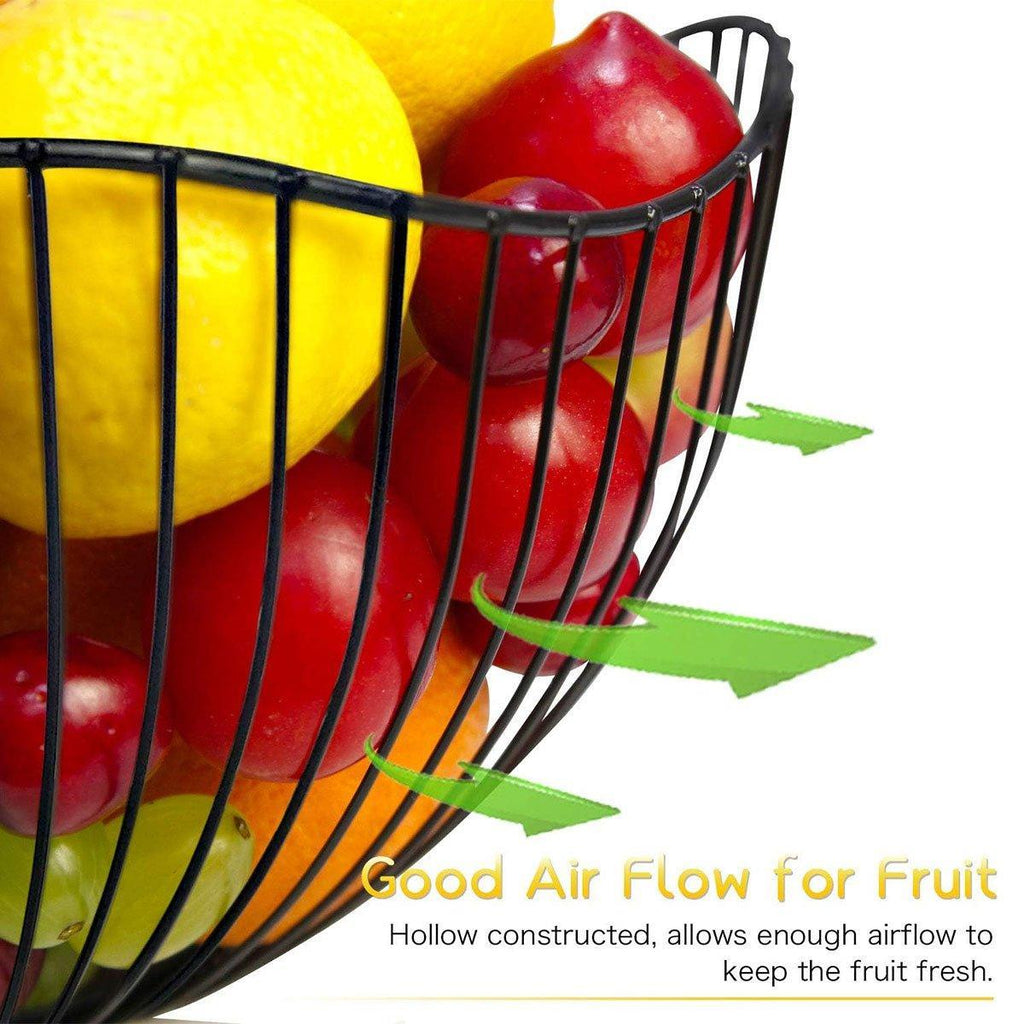 Large Iron Fruit Storage Basket Two Colours | StorageOZ