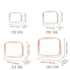 4 Pcs PVC Cosmetic Storage Bags Nine Colours | StorageOZ
