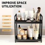 Two Tier Skincare Storage Rack Two Colours | StorageOZ