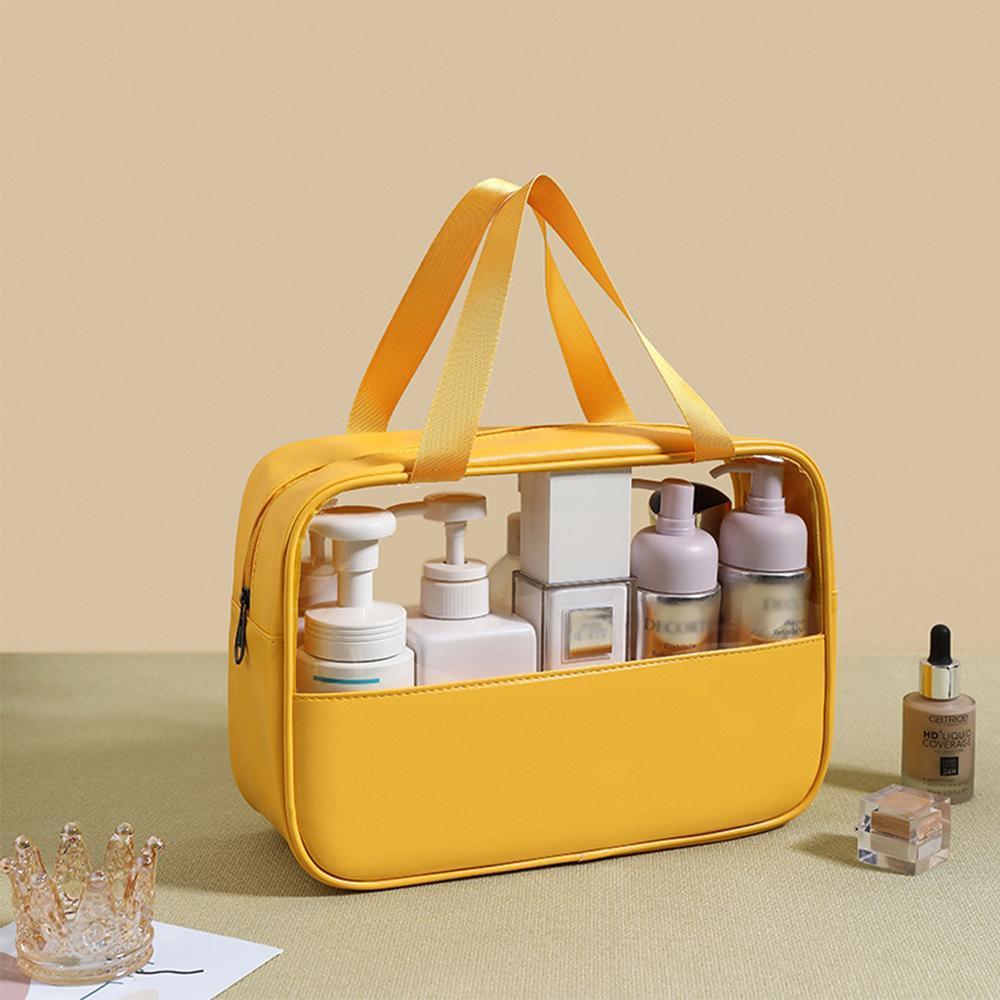 3 Pcs Clear PVC Makeup Bags in Five Colours | StorageOZ