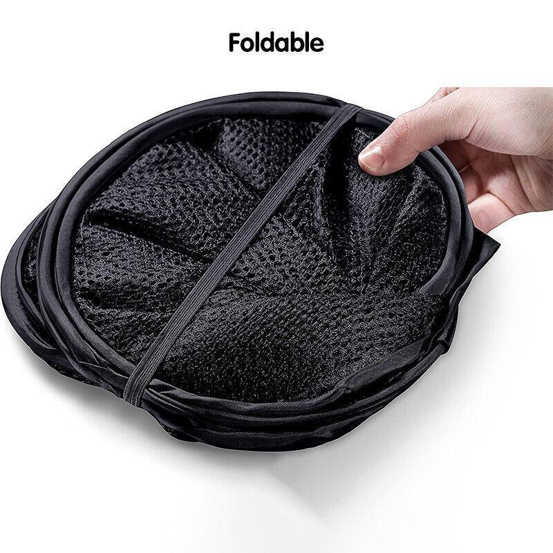 2 Pcs Foldable Mesh Laundry Hamper Basket | StorageOZ