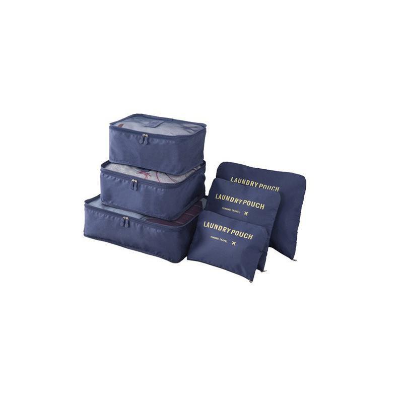 6 Pcs Luggage Organiser Set Seven Colours | StorageOZ