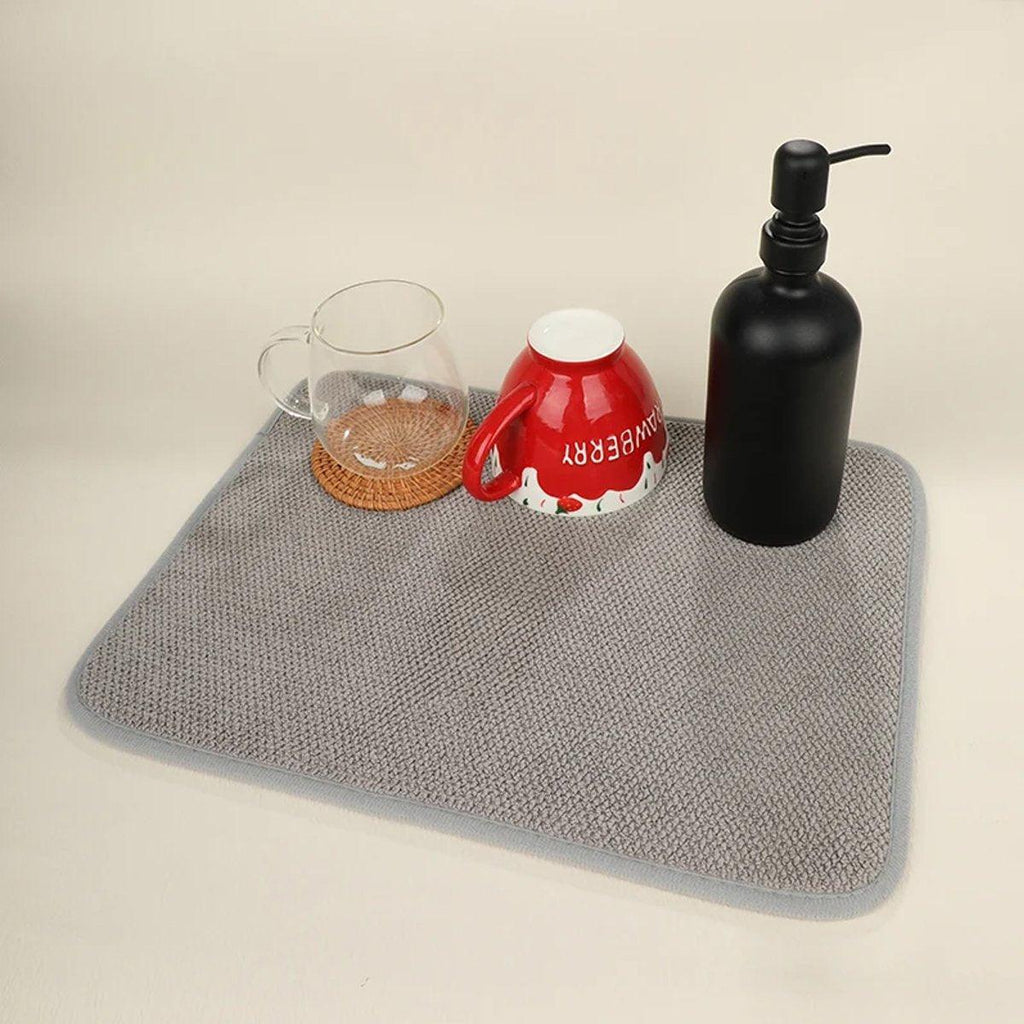 3 Pcs Microfiber Kitchen Dish Drying Mats | StorageOZ