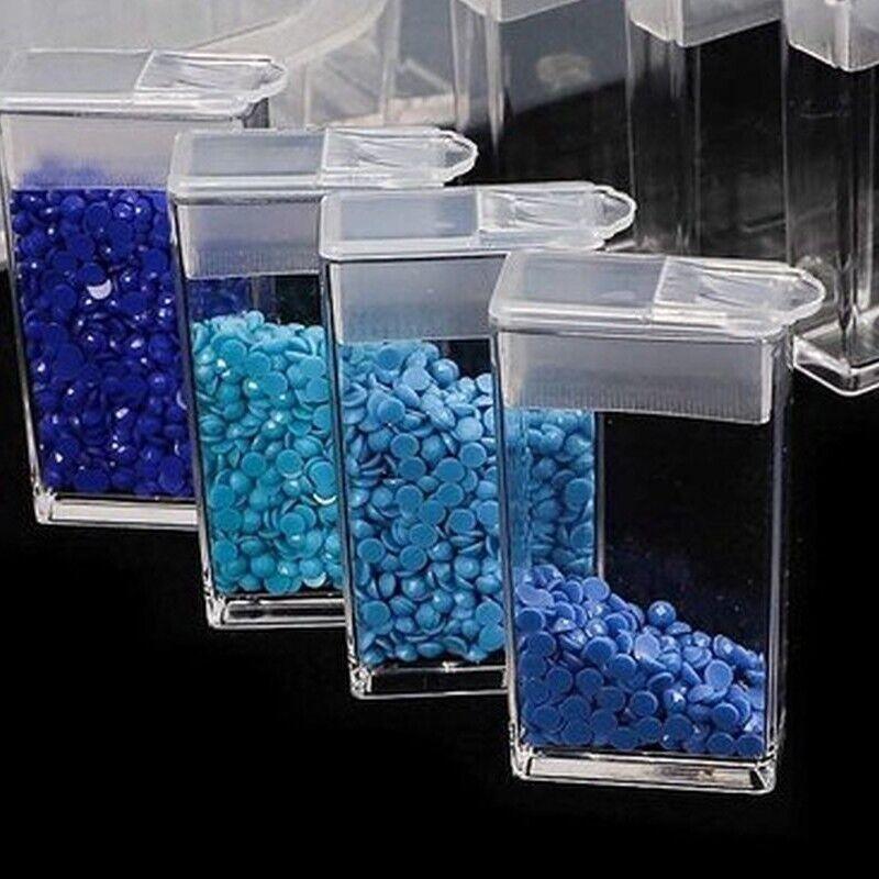64 Grid Clear Plastic Craft Storage Box Case | StorageOZ