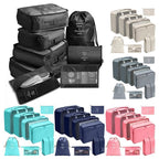 8 Pcs Waterproof Packing Cubes Six Colours | StorageOZ