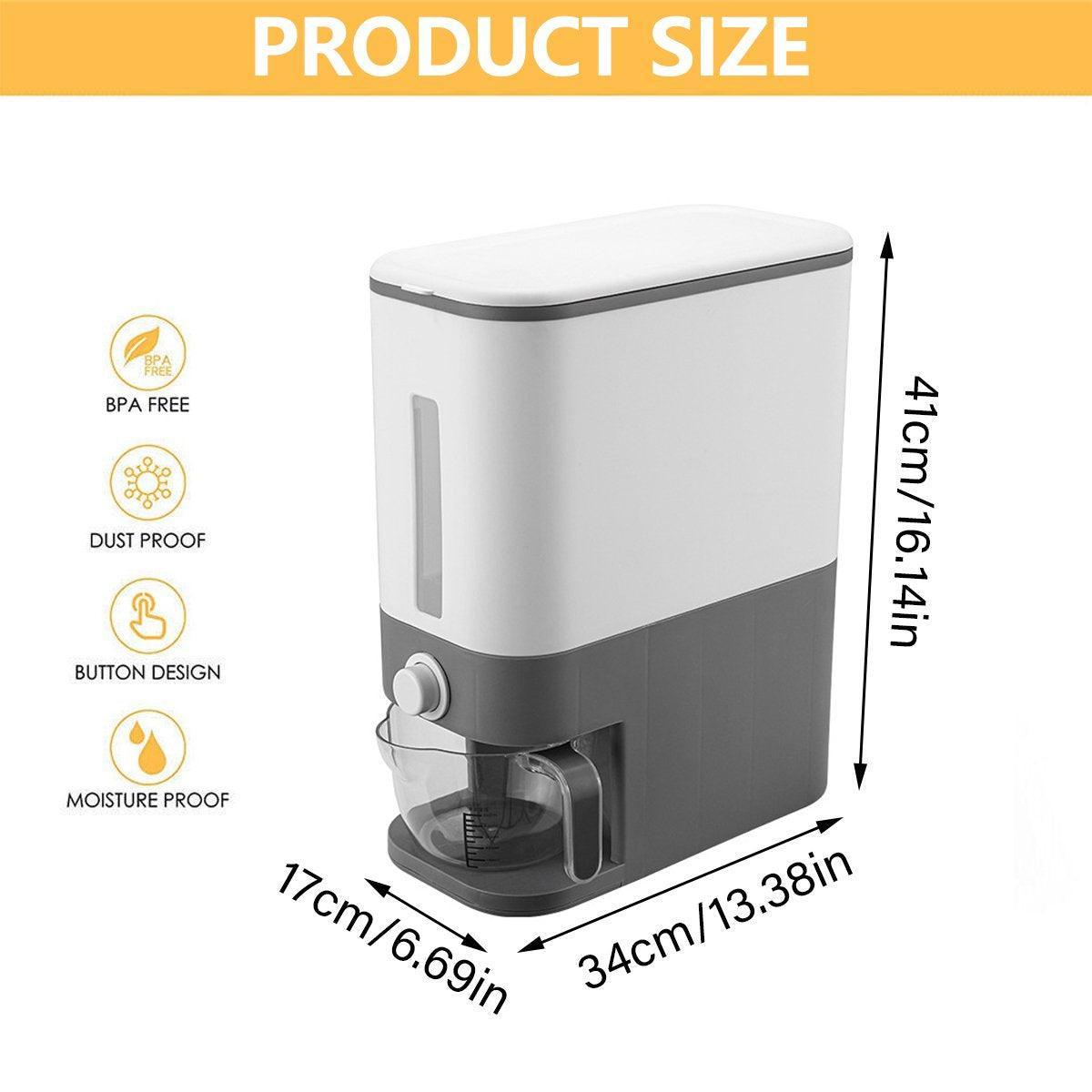 12Kg Grain Dispenser Kitchen Storage Organiser | StorageOZ