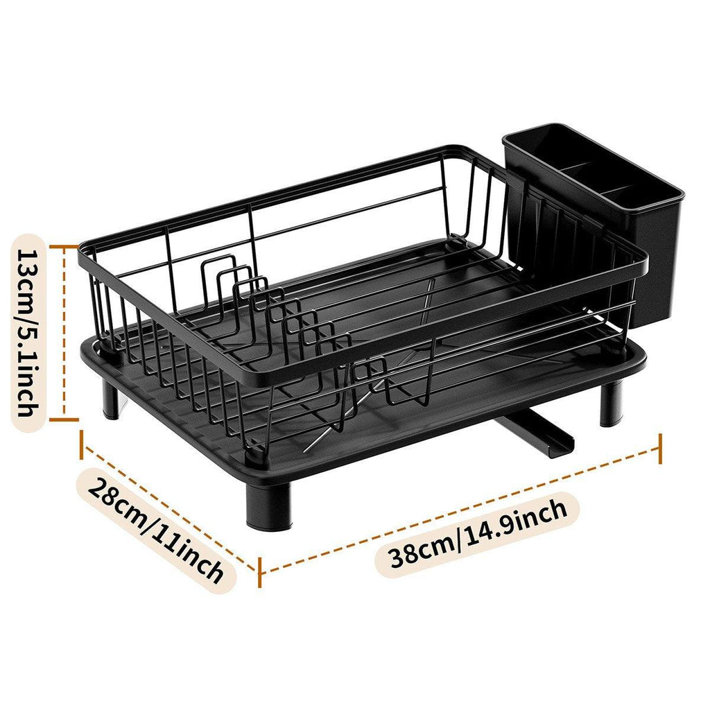 Kitchen Sink Dish Rack with Tray Two Colours | StorageOZ