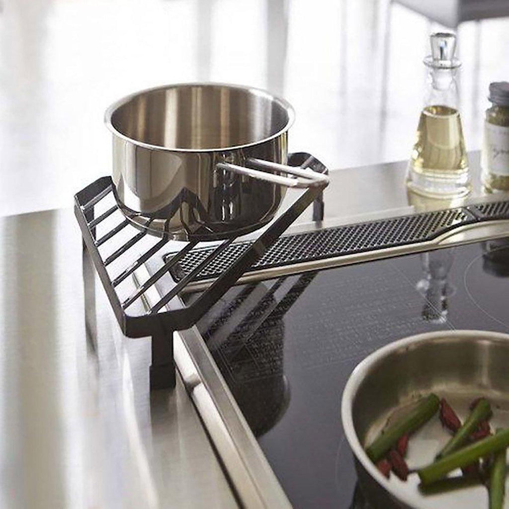 Metal Triangle Corner Kitchen Shelf Two Colours | StorageOZ