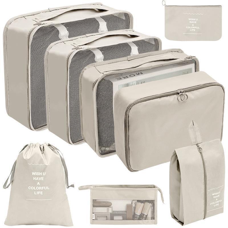 8 Pcs Waterproof Packing Cubes Six Colours | StorageOZ